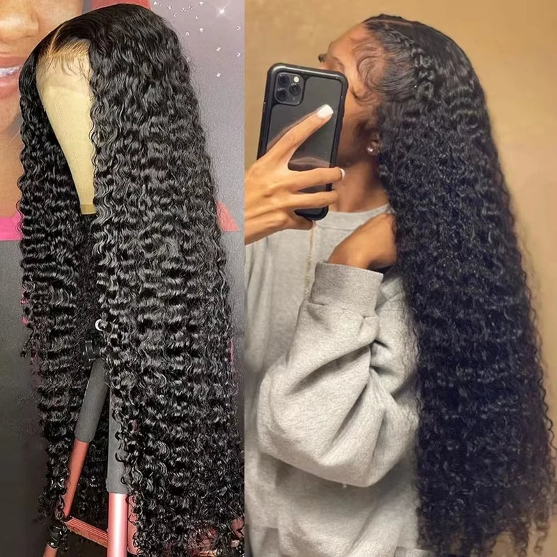 Long Deep Wave Lace Front Wig